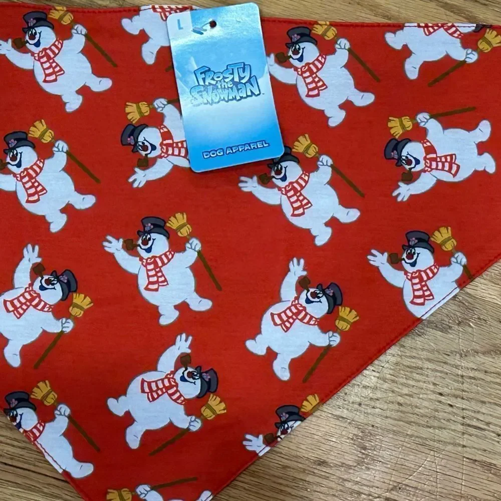 Frosty The Snowman Large Dog bandanna